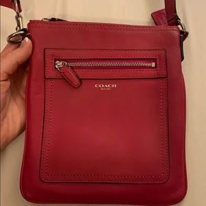 Fuchsia Coach Crossbody